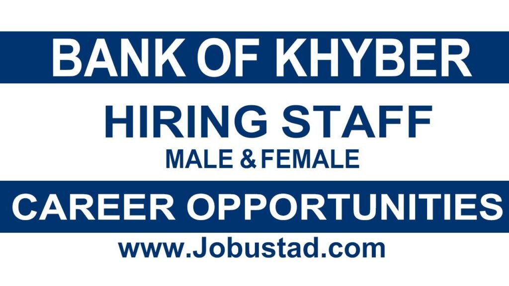 Financial institution of Khyber Hiring Employees November 2025 Apply Now