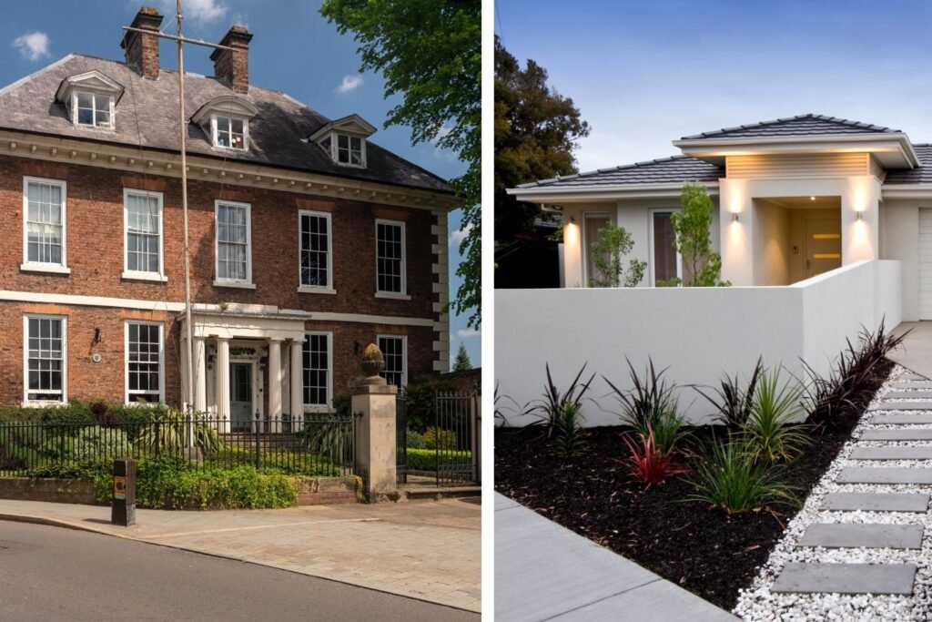 British vs Australian Houses: The Large Variations In contrast