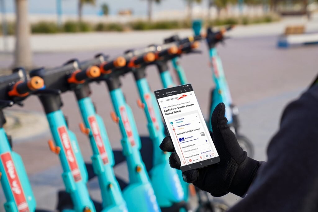 Dubai now gives e-scooter using permits on-line and by way of app