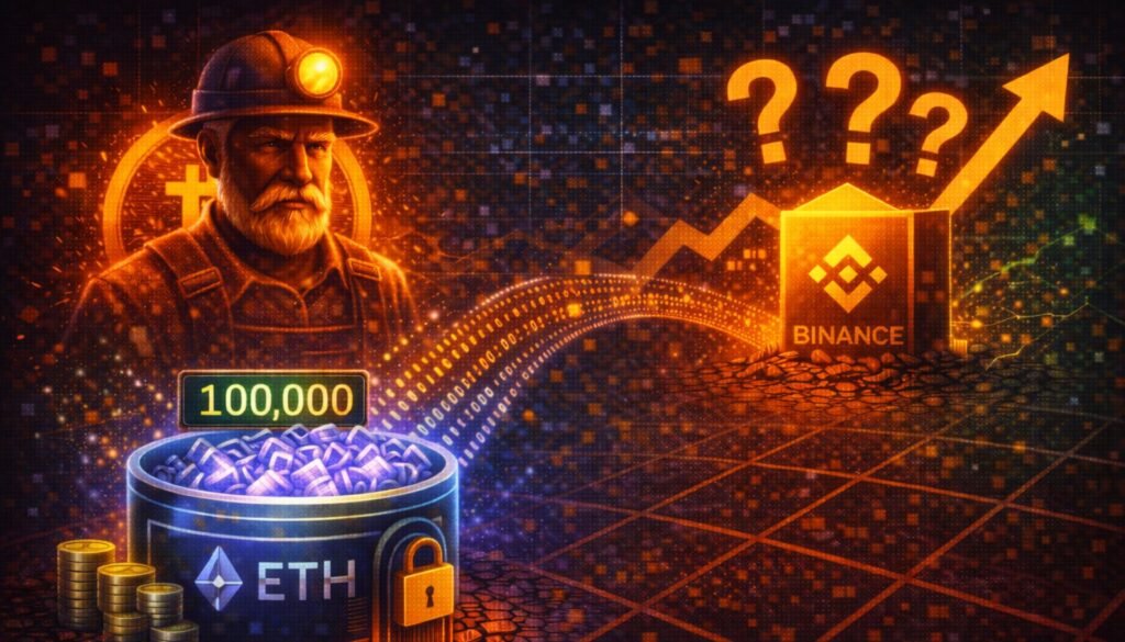 Bitcoin OG Strikes 100,000 Ethereum To Binance, Elevating Questions On Positioning