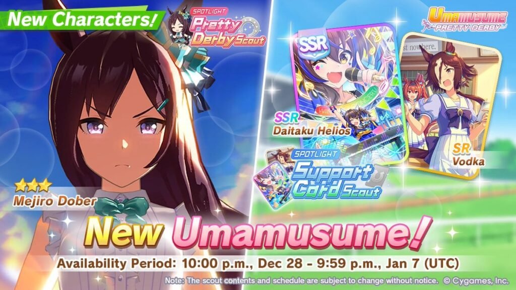 Mejiro Dober Debuts in Umamusume: Fairly Derby