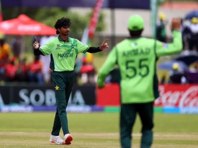 Ali Raza, Sameer Minhas shine as Pakistan outclass Zimbabwe at U19 World Cup Ali Raza, Sameer Minhas shine as Pakistan outclass Zimbabwe at U19 World Cup