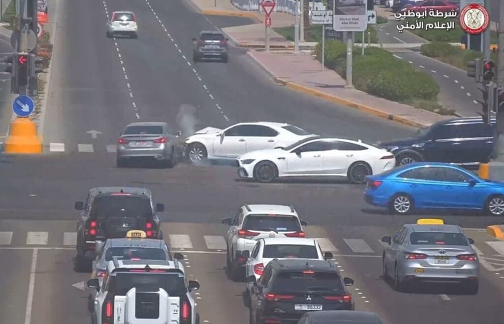 Abu Dhabi Police warn distracted drivers as red-light fines hit ,600