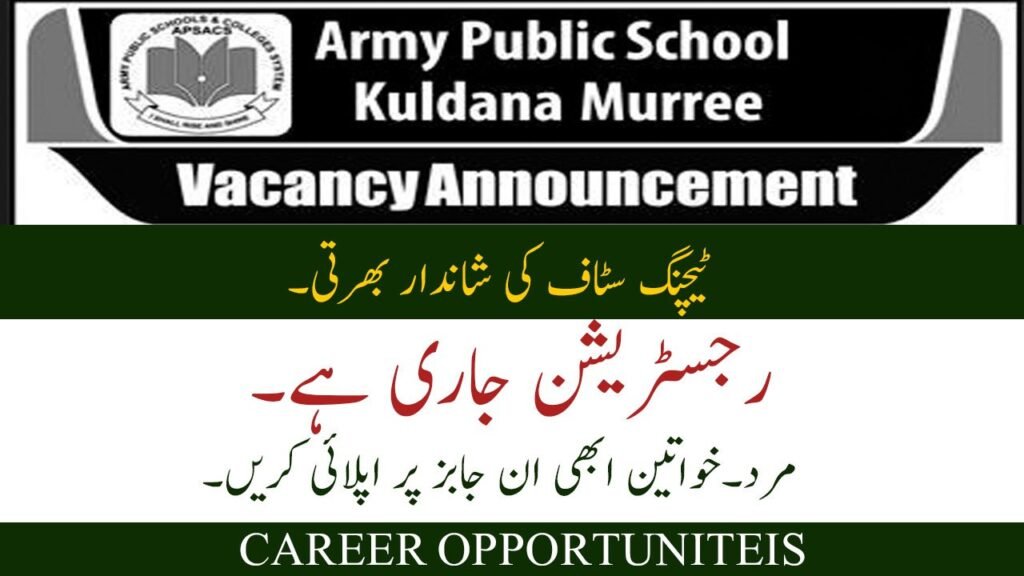 Lecturers Jobs Open in Murree January 2026 Commercial