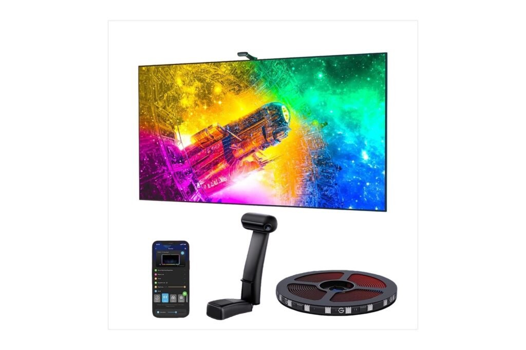 Govee’s 1.8ft LED Backlight Is Again at Almost 50% Off, RGBIC Wi-Fi Lighting for 55–65″ TVs