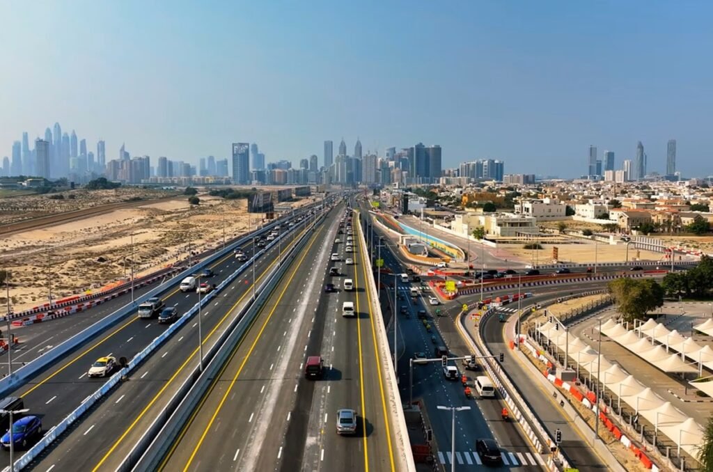 Dubai RTA boosts Hessa Road capability with main new bridges and lanes