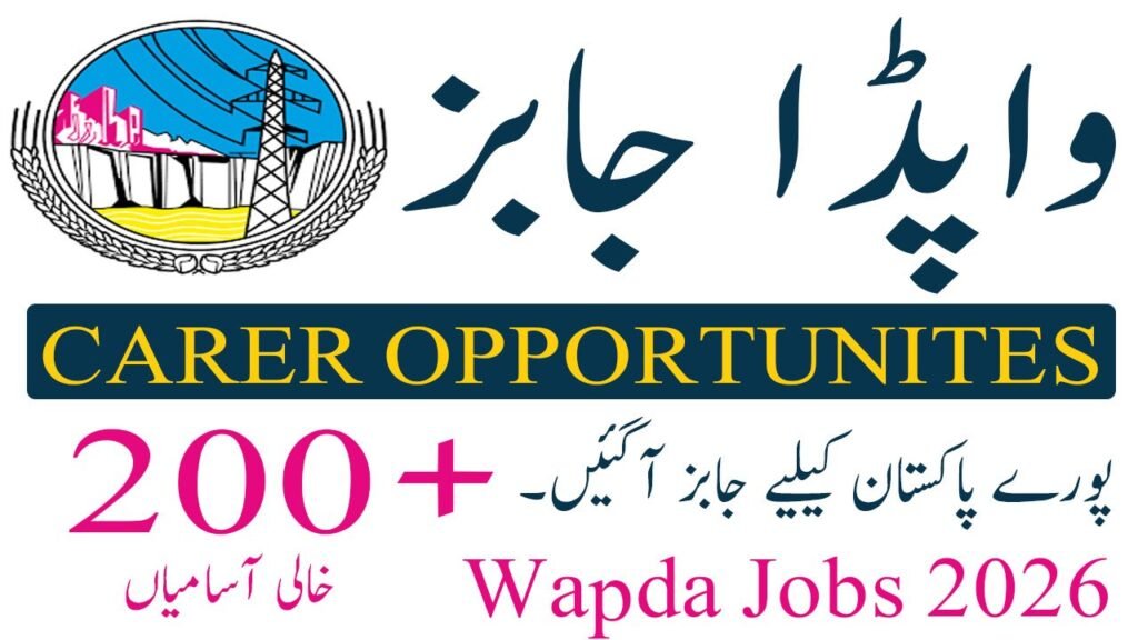 Newest WAPDA Jobs in Pakistan January 2026 Commercial