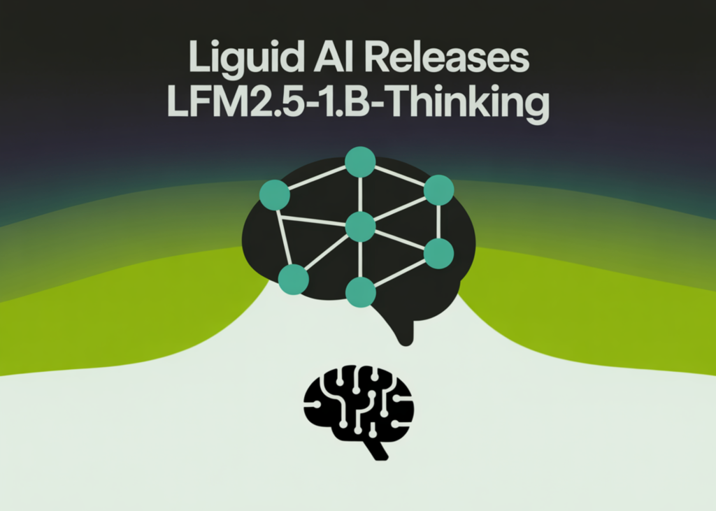 Liquid AI Releases LFM2.5-1.2B-Considering: a 1.2B Parameter Reasoning Mannequin That Suits Underneath 1 GB On-Gadget