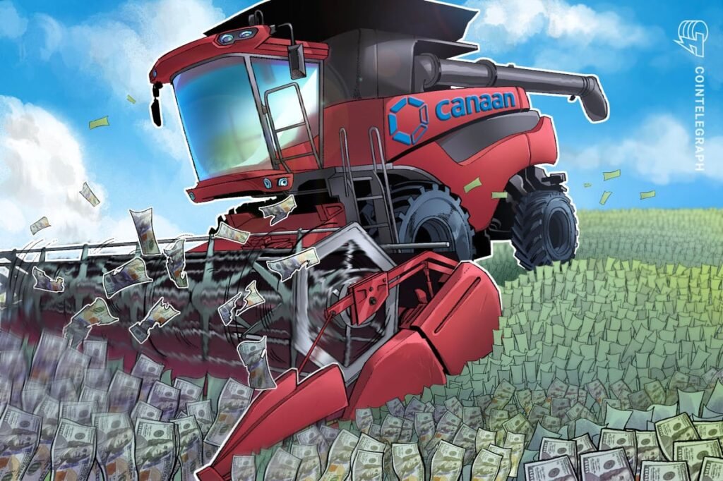 Crypto Miner Canaan Shares Sink 7% Regardless of Robust This fall