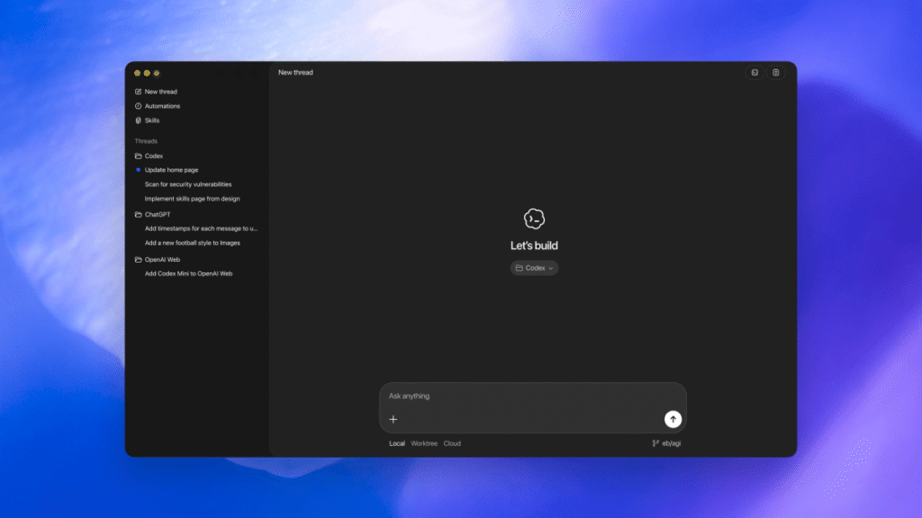 OpenAI launches new macOS app for agentic coding OpenAI launches new macOS app for agentic coding