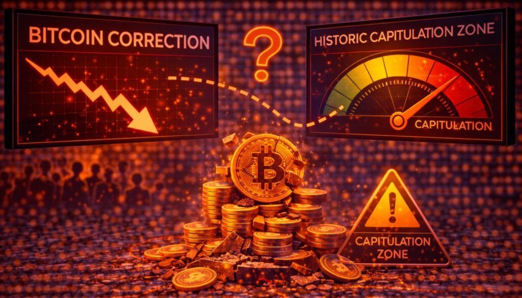 Bitcoin Correction Accelerates Towards Historic Capitulation Zone – Particulars