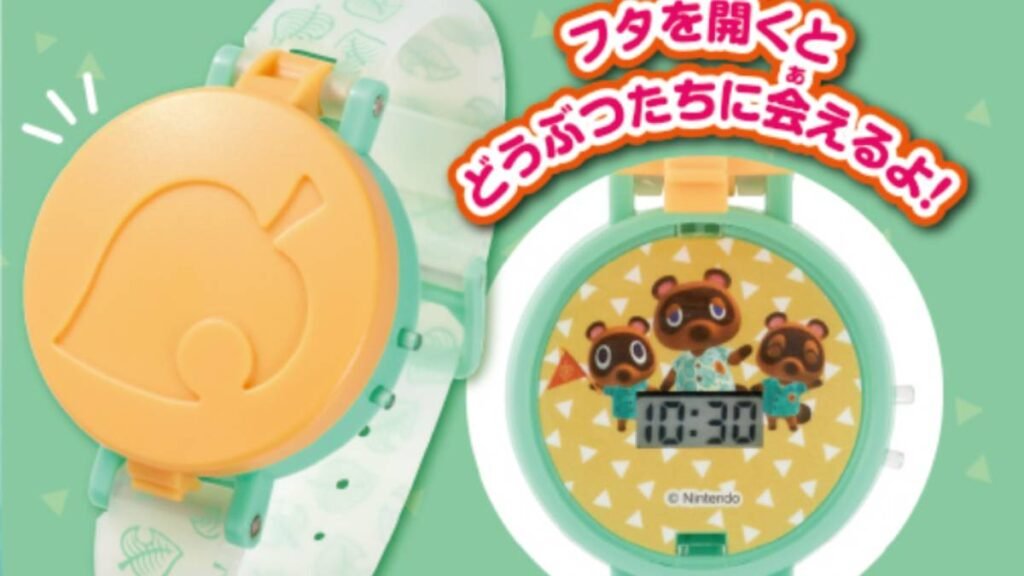 Animal Crossing Watches Capsule Toys Seem in Japan