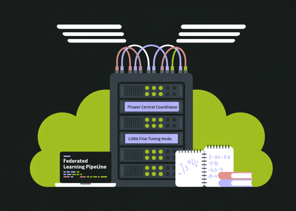 Tips on how to Construct a Privateness-Preserving Federated Pipeline to Advantageous-Tune Giant Language Fashions with LoRA Utilizing Flower and PEFT