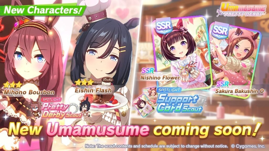 Valentine’s Day Characters Debut in Umamusume