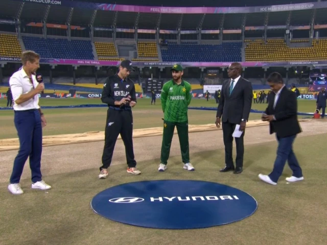 Pakistan chooses to bat in opposition to New Zealand in Tremendous Eight opener Pakistan chooses to bat in opposition to New Zealand in Tremendous Eight opener