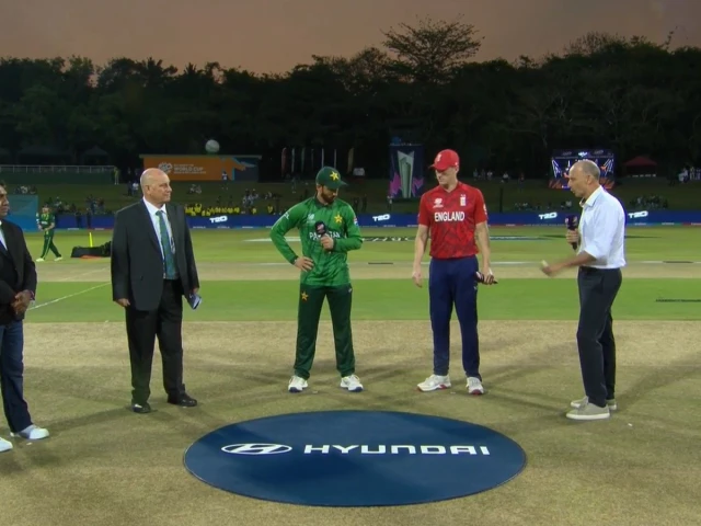 Pakistan opts to bat first in opposition to England in essential T20 World Cup match Pakistan opts to bat first in opposition to England in essential T20 World Cup match