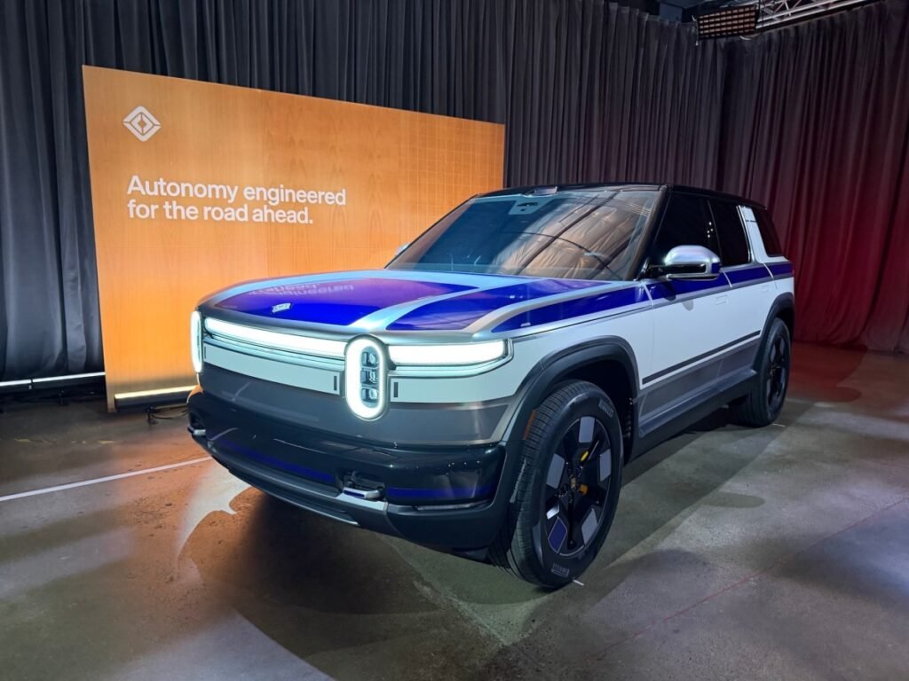 Here is how Rivian modified the rear door guide launch on the R2