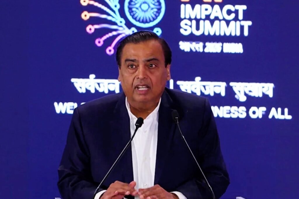 Reliance unveils 0B AI funding plan as India ramps up tech ambitions