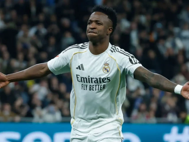 Vinicius luggage brace as Actual Madrid take Liga lead, finish Sociedad run Vinicius luggage brace as Actual Madrid take Liga lead, finish Sociedad run
