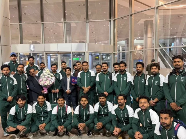 Pakistan Hockey crew arrives in Egypt for World Cup Qualifiers Pakistan Hockey crew arrives in Egypt for World Cup Qualifiers