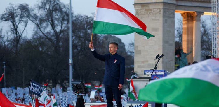 Hungary’s feuding events stage huge rallies forward of April election
