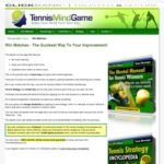 Win Extra Matches With Ebooks From TennisMindGame.com
