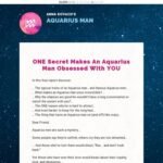 Aquarius Man Secrets and techniques by Relationship Astrologer Anna Kovach