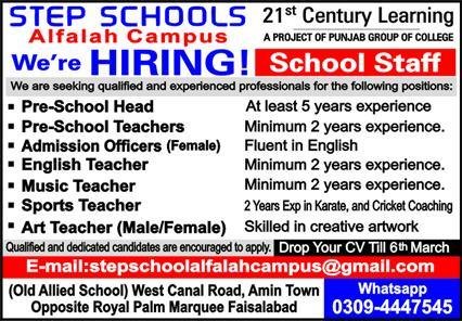 Step College Lahore Jobs 2026 2026 Job Commercial Pakistan Step College Lahore Jobs 2026 2026 Job Commercial Pakistan