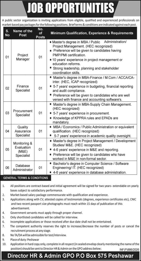 Public Sector Group Peshawar Jobs Discover 2026 2026 Job Commercial Pakistan Public Sector Group Peshawar Jobs Discover 2026 2026 Job Commercial Pakistan