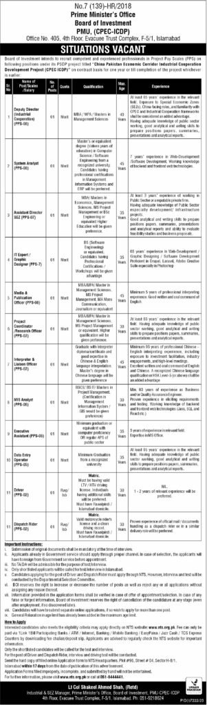 Newest Board of Funding Islamabad Jobs Discover 2026 2026 Job Commercial Pakistan
