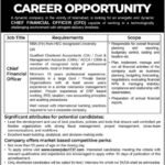 Chief Monetary Officer Careers at Non-public Firm 2026 Job Commercial Pakistan