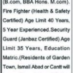 Hearth Fighter & Safety Guard Jobs 2026 in Multan 2026 Job Commercial Pakistan