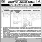 Ministry of Regulation & Justice Islamabad Jobs 2026 for Marketing consultant 2026 Job Commercial Pakistan