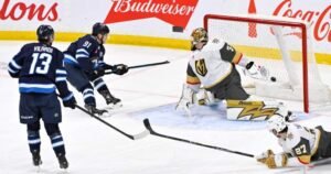 Winnipeg Jets maintain faint playoff hopes alive with 4-1 win over Golden Knights – Winnipeg