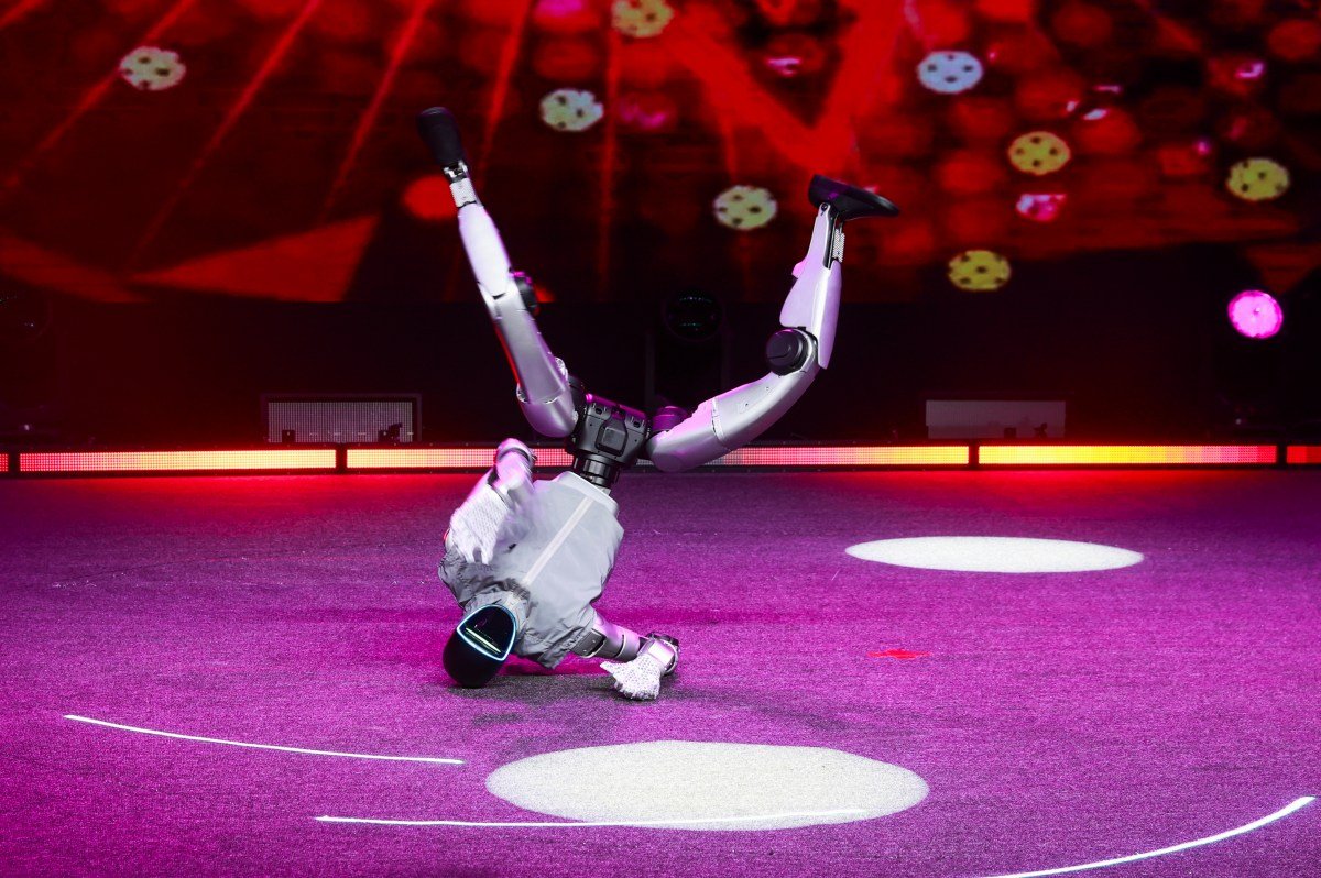 Staff needed to restrain a dancing humanoid robotic after it went wild at a California restaurant