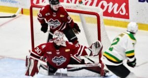 London Knights win 6-2 over Guelph, transfer to 4th place in Western Convention standings