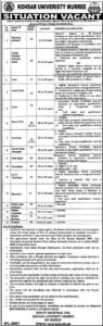 Kohsar College Jobs in Murree March 2026 Commercial