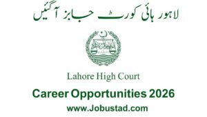 Lahore Excessive Courtroom Jobs March 2026 Commercial