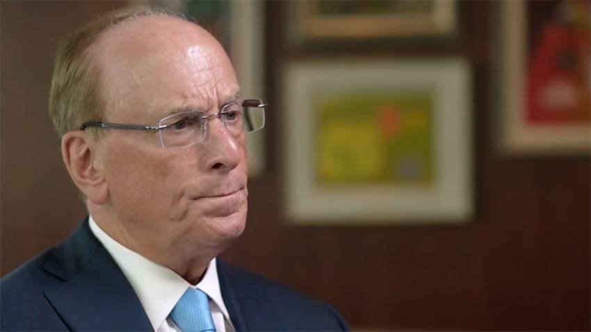 BlackRock CEO Larry Fink warns 0 oil value may spark world recession