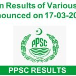 PPSC Introduced Written Outcomes of Varied Posts 17 March 2026 Examine Now
