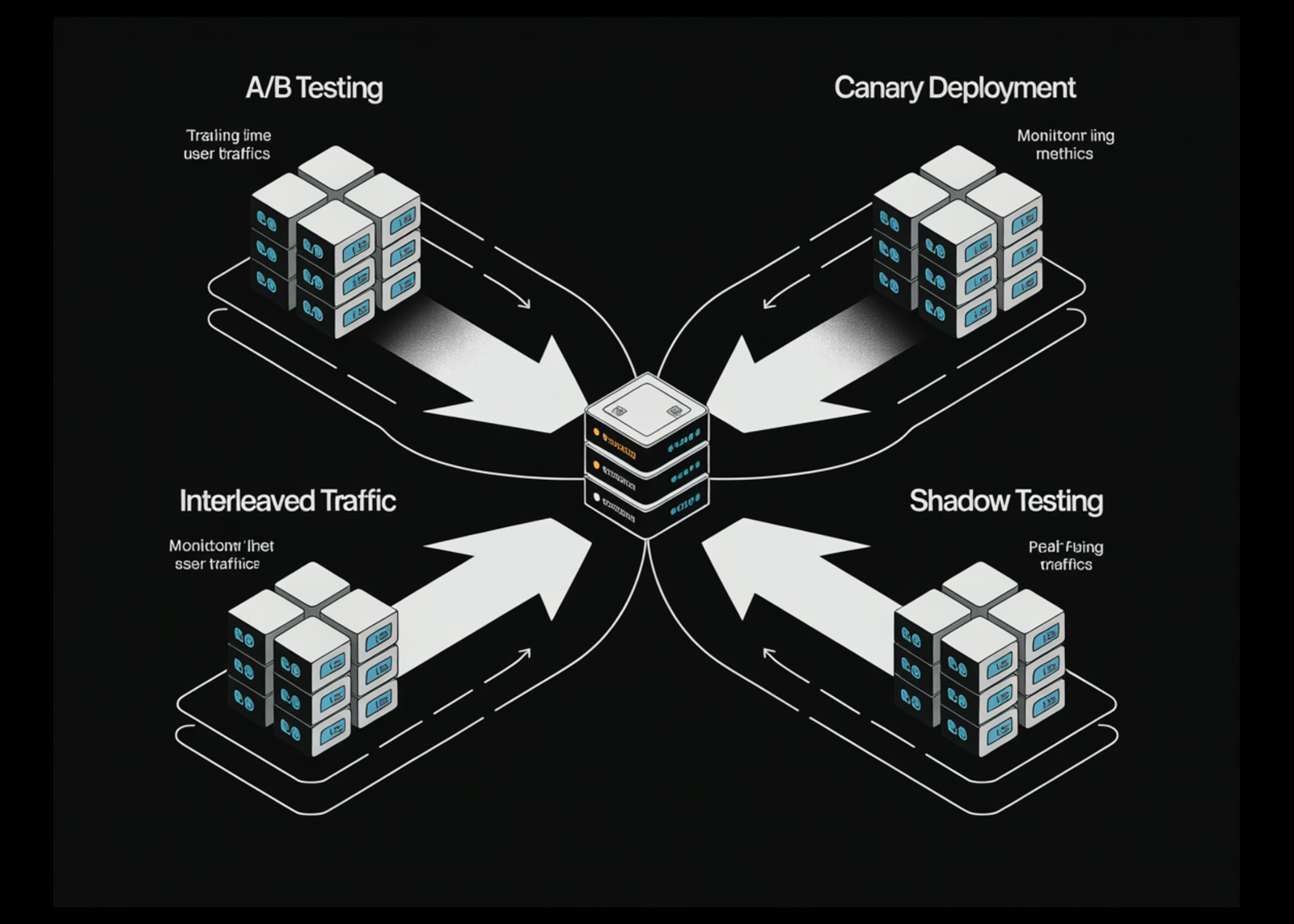 Safely Deploying ML Fashions to Manufacturing: 4 Managed Methods (A/B, Canary, Interleaved, Shadow Testing)
