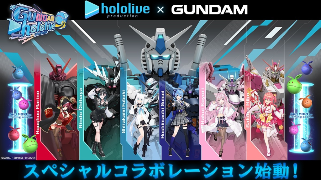 Hololive Vtuber Gundam Crossover Particulars Shared