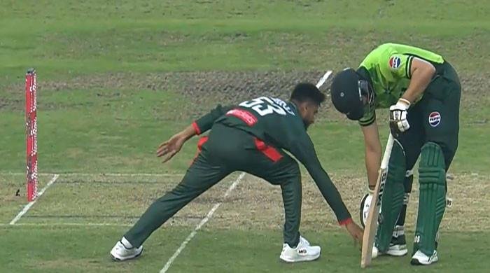Salman Agha left fuming after weird run-out in second Bangladesh ODI