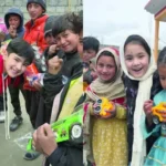 Shiraz, Muskan carry Eidi pleasure to village youngsters