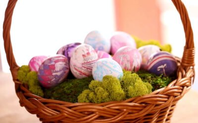 Easy methods to Dye Easter Eggs with Silk Ties or Scarves