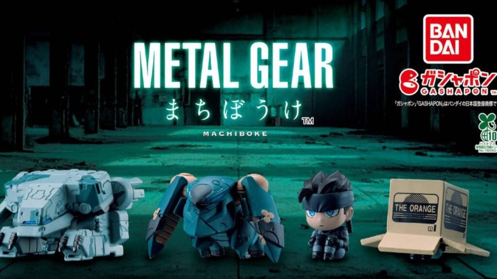 Snake Is Ready for You With Steel Gear Machiboke Figures