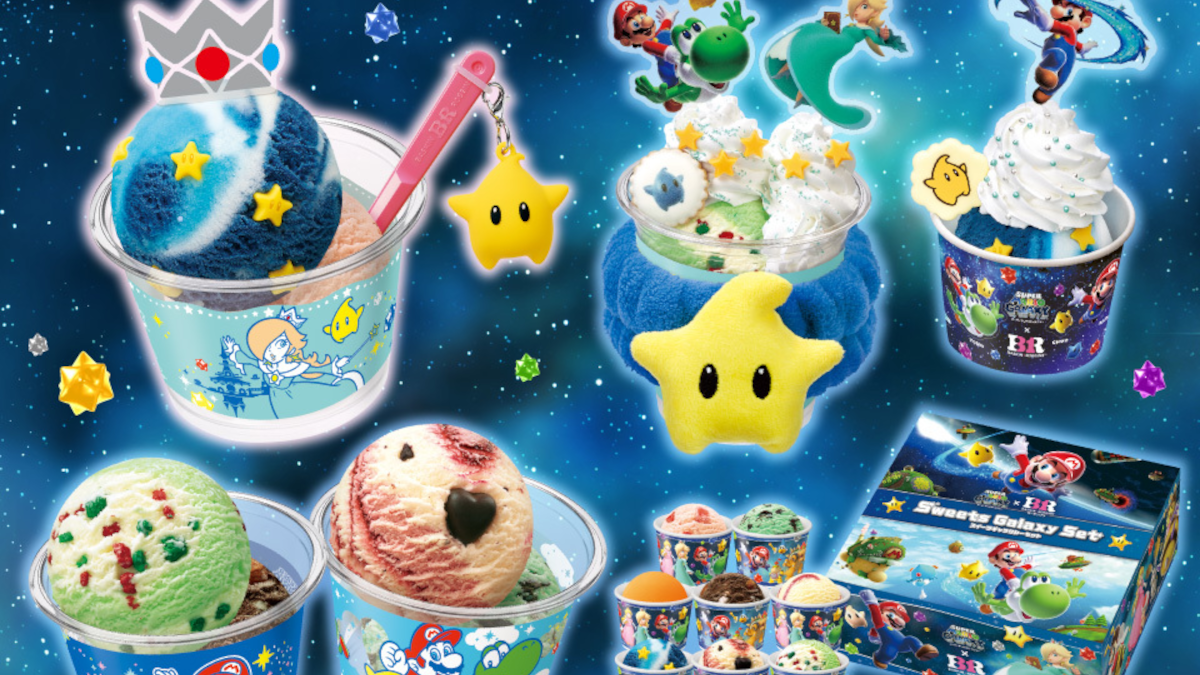 Baskin-Robbins Promoting Tremendous Mario Galaxy Ice Cream in Japan