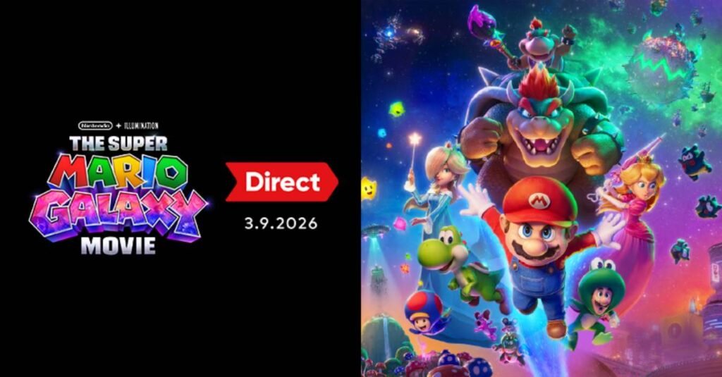 Tremendous Mario Galaxy Film Direct Seems Earlier than Mario Day