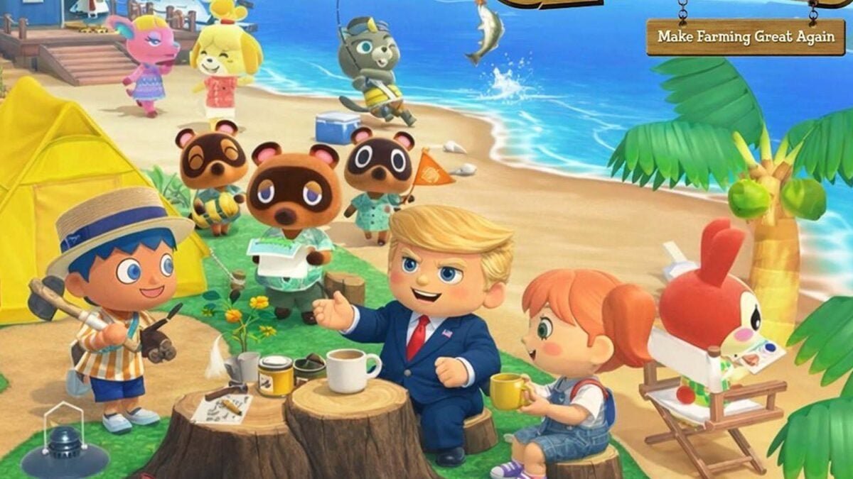 President Trump Is Now Posting Animal Crossing AI-Slop