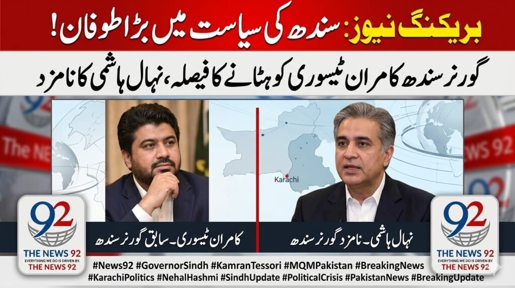 گورنر سندھ کی تبدیلی: ایم کیو ایم کا ہنگامی سر جوڑ اجلاس، کیا وفاقی اتحاد خطرے میں ہے؟